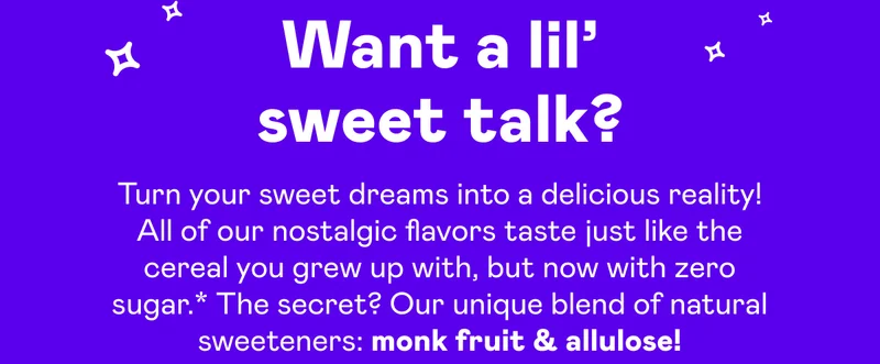 Want a lil' sweet talk?