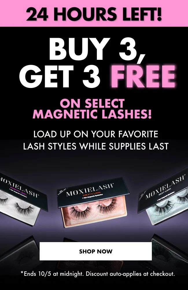 24 Hours left! Buy 3, get 3 free!