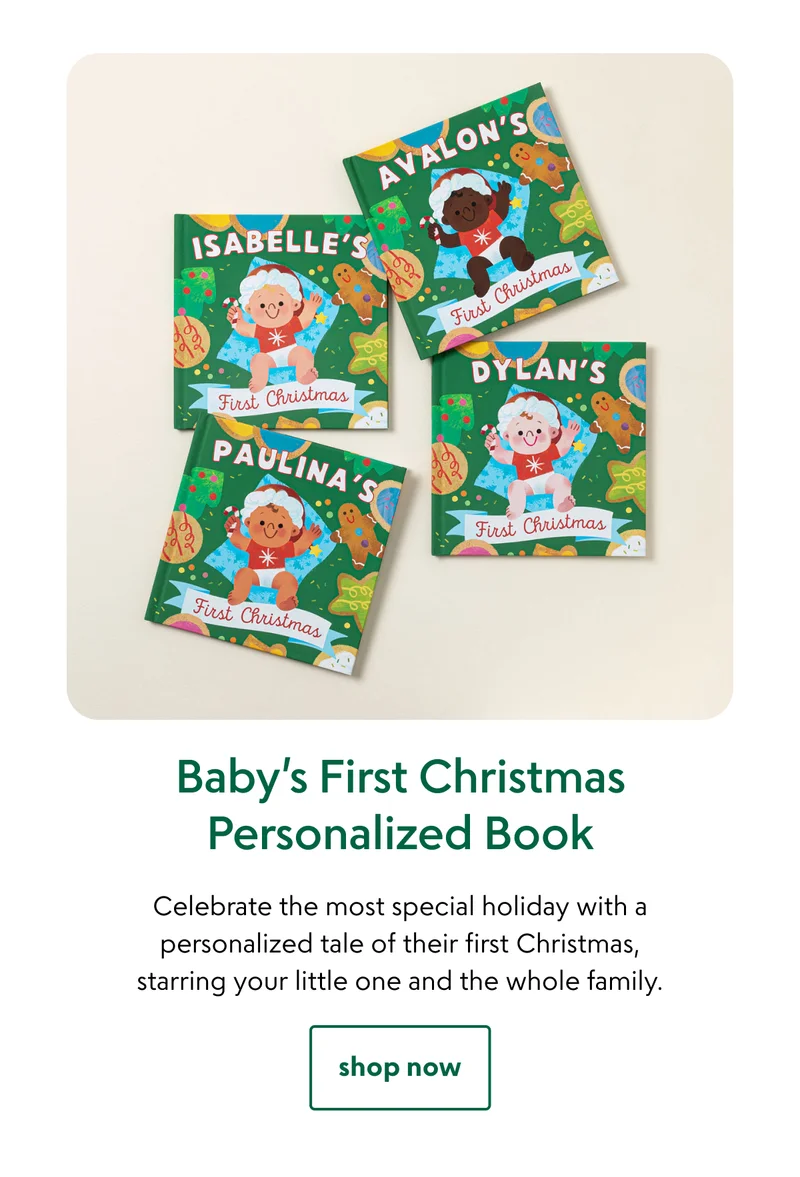 Baby's First Christmas Personalized Book