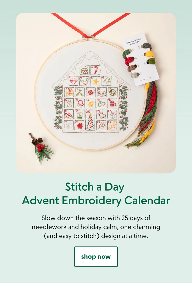 Stitch a Day Advent Embroidery Calendar