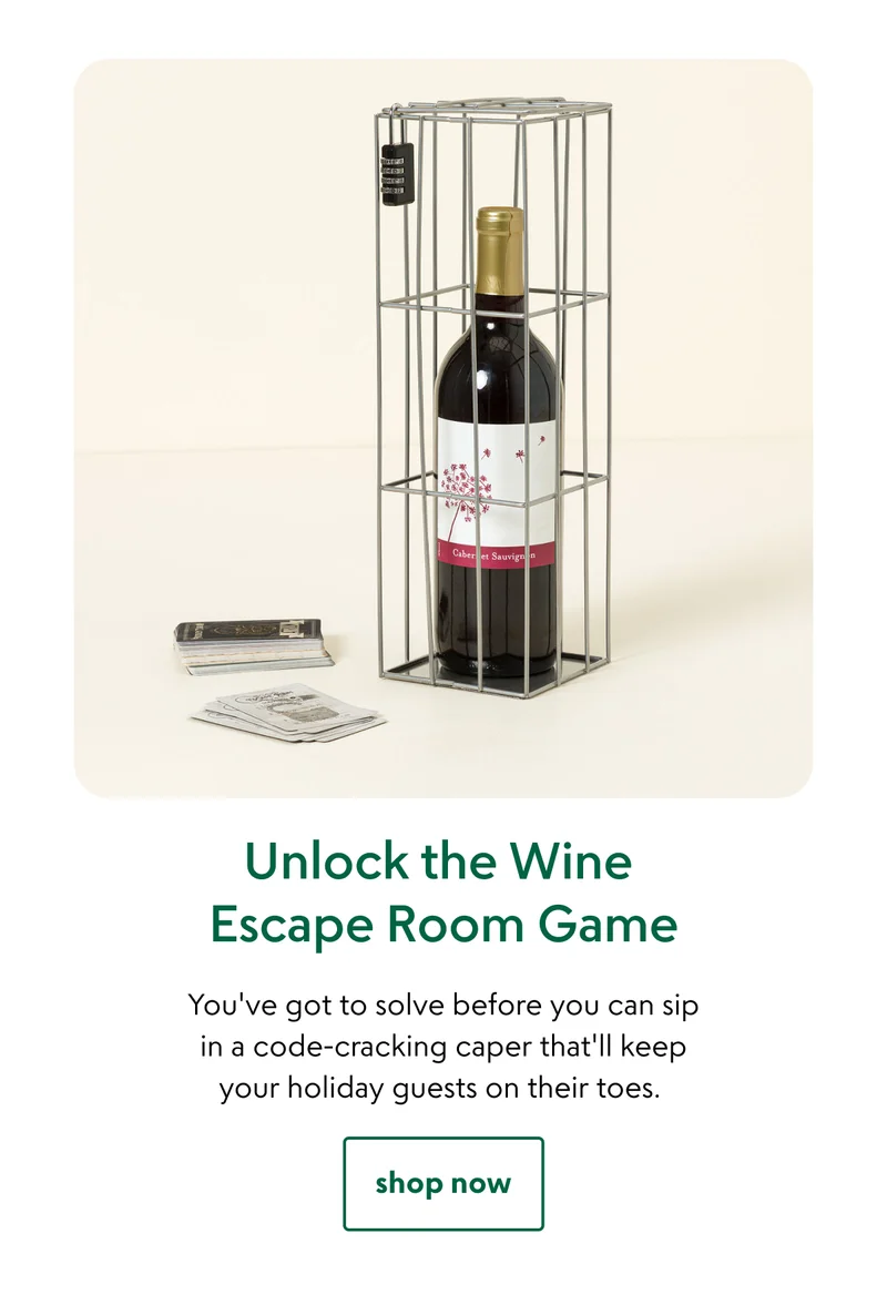 Unlock the Wine Escape Room Game