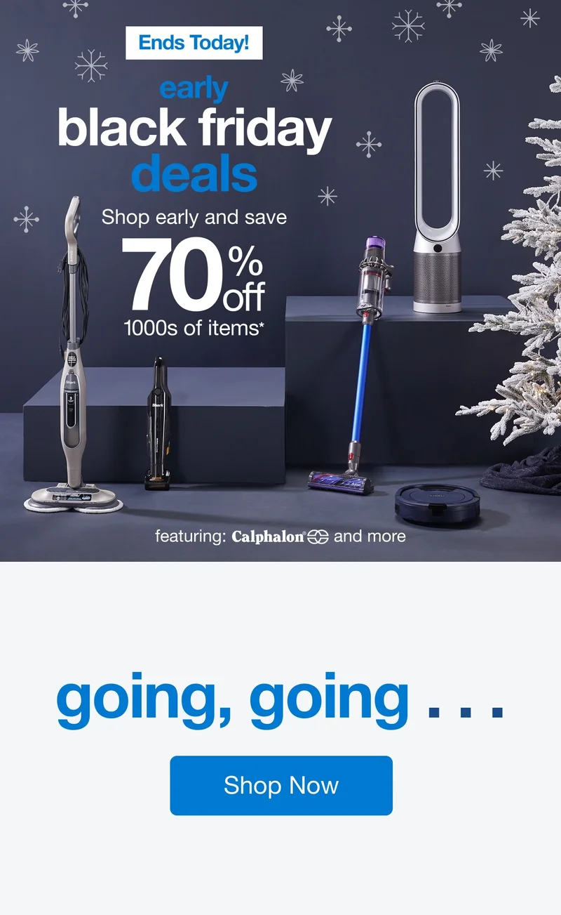 Early Black Friday Deals END TONIGHT — Shop Now!