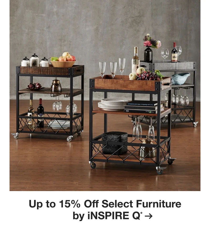 Up to 15% Off Select Furniture by iNSPIRE Q*
