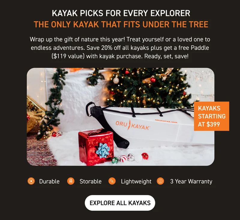 CYBER MONDAY EXTENDED! SAVE UP TO 50% OFF + GET FREE SHIPPING WITH $800 PURCHASE AND FREE PADDLE WITH ANY KAYAK PURCHASE CYBER MONDAY EXTENDED! SAVE UP TO 50% OFF + GET FREE SHIPPING WITH $800 PURCHASE AND FREE PADDLE WITH ANY KAYAK PURCHASE