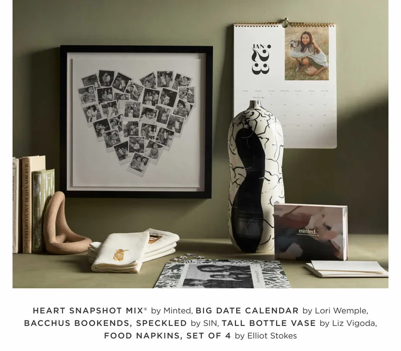 Heart Snapshot Mix, Big Date Calendar,…