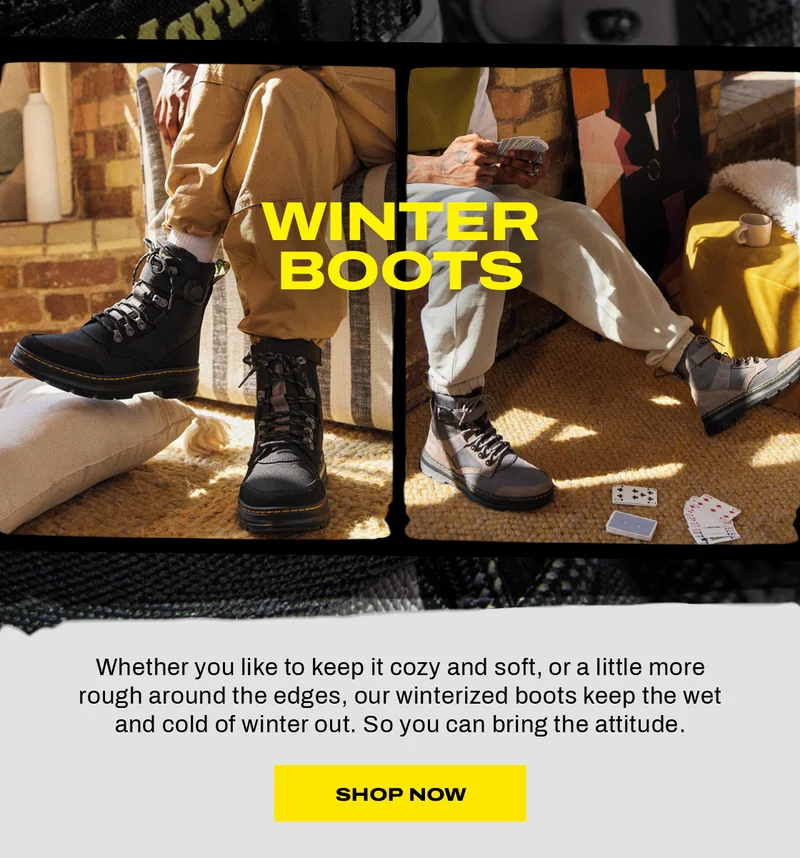 Winter Boots. SHOP NOW