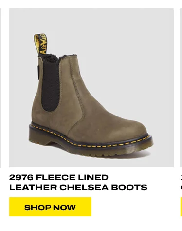 2976 Fleece Lined Leather Chelsea Boots