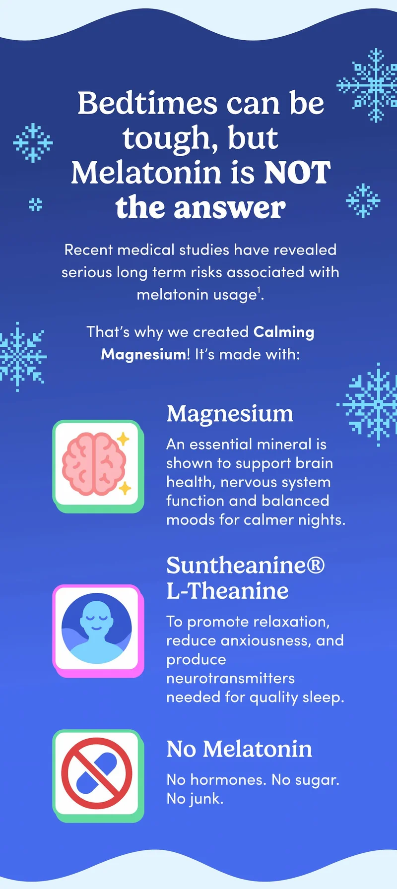 Bedtimes can be tough, but Melatonin is NOT the answer.