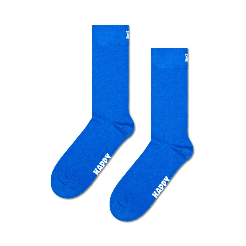 Solid Sock Blue