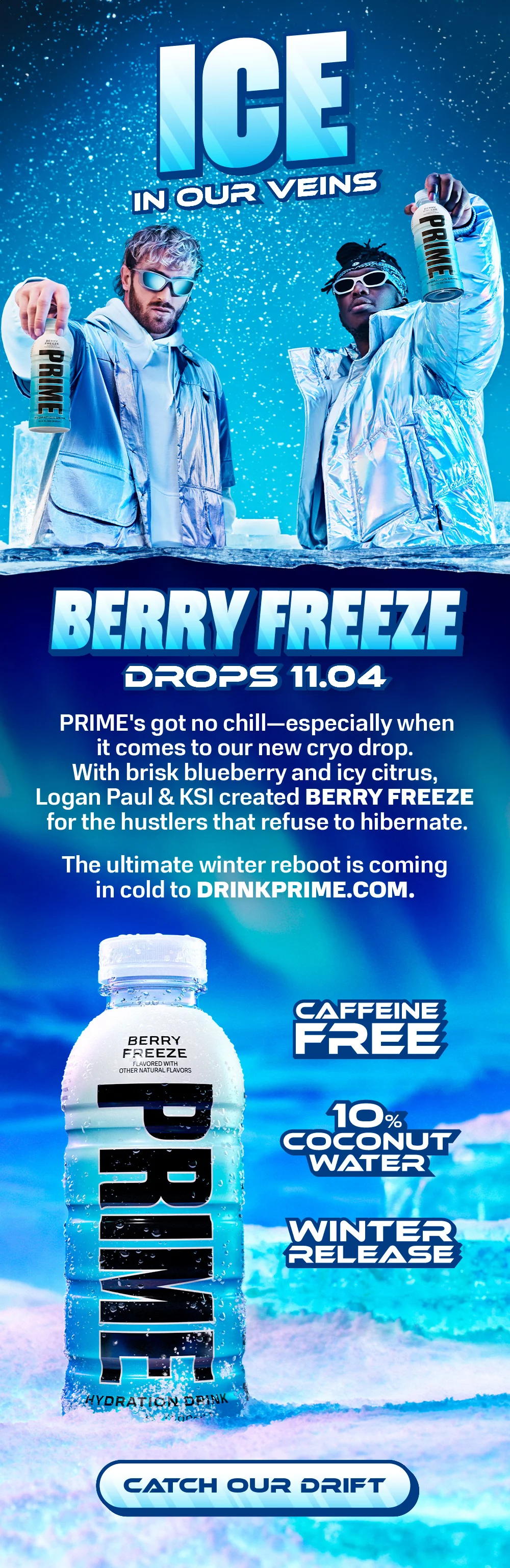 PRIME Hydration Berry Freeze