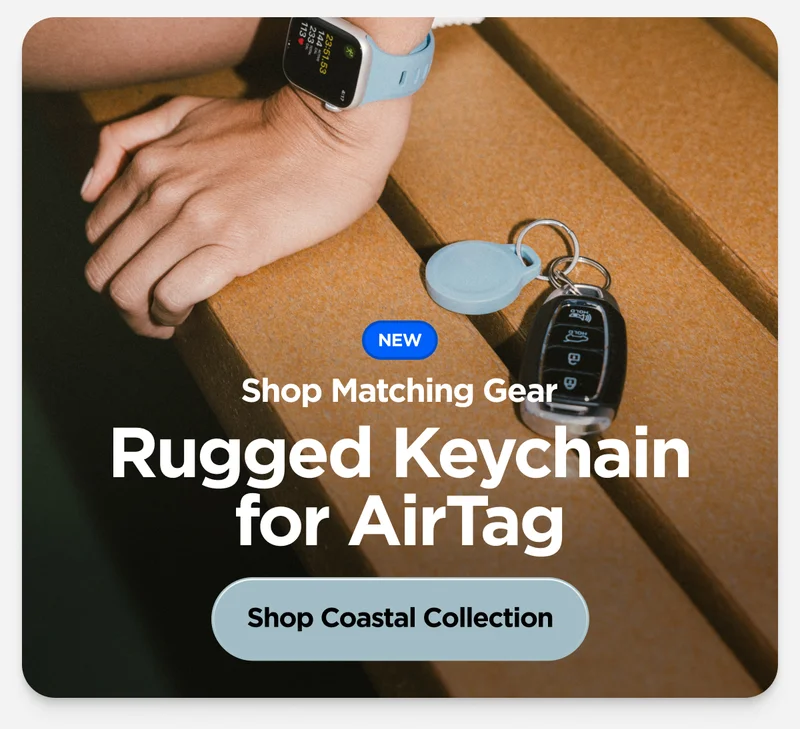 Shop Matching Gear. Rugged Keychain for AirTag. Shop Coastal Collection.