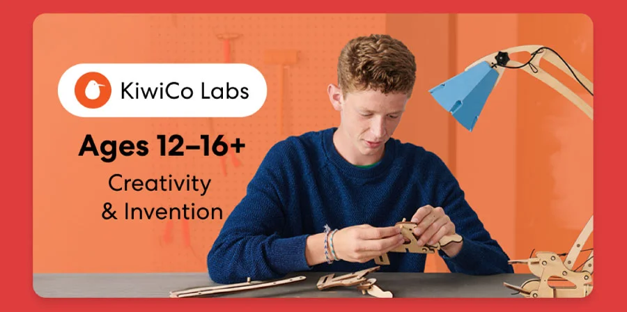 Teen creating an advanced KiwiCo project. Ideal for ages 12β16+ to spark creativity and innovation. Teen creating an advanced KiwiCo project. Ideal for ages 12β16+ to spark creativity and innovation.
