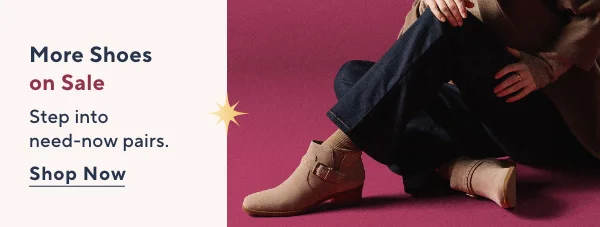 more shoes on sale