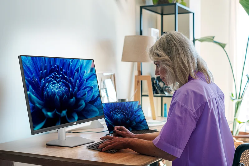 Woman Working from Home Office