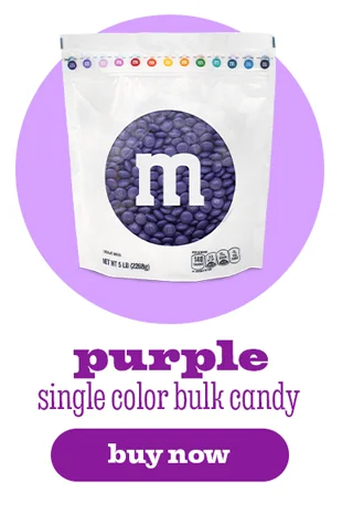 PURPLE SINGLE COLOR BULK CANDY