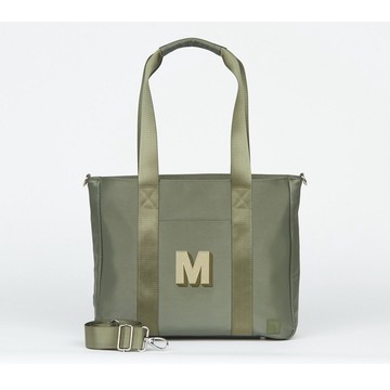 IHKWIP Monogram Initial Tote with Crossbody Strap