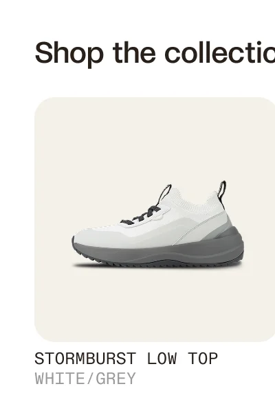Stormburst Low Top White Grey
