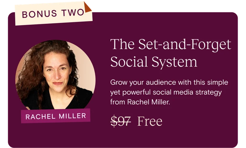 The Set-and-Forget Social System from Rachel Miller