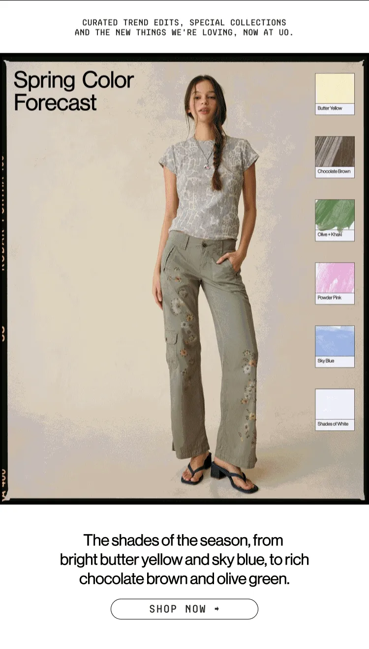 IMAGE-SPRING COLOR FORECAST