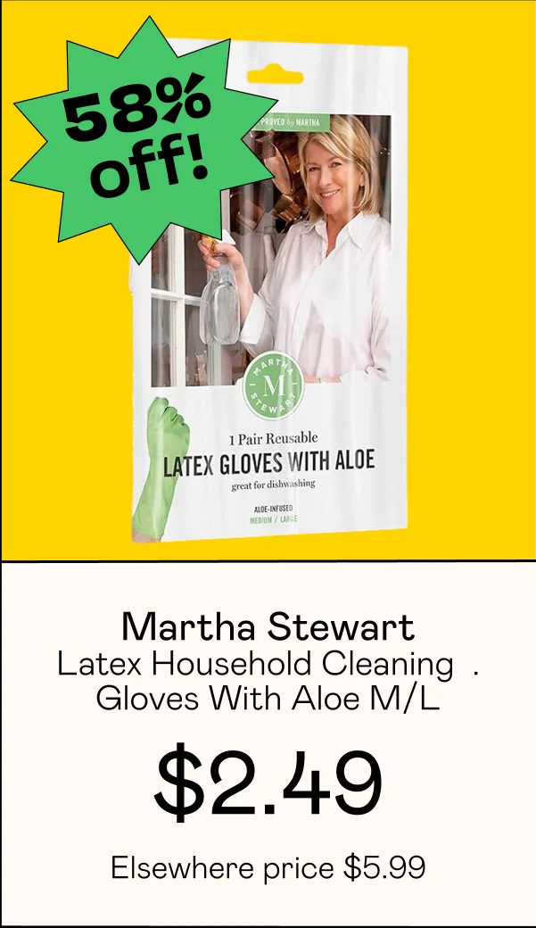 Latex Household Cleaning Gloves With Aloe M/L