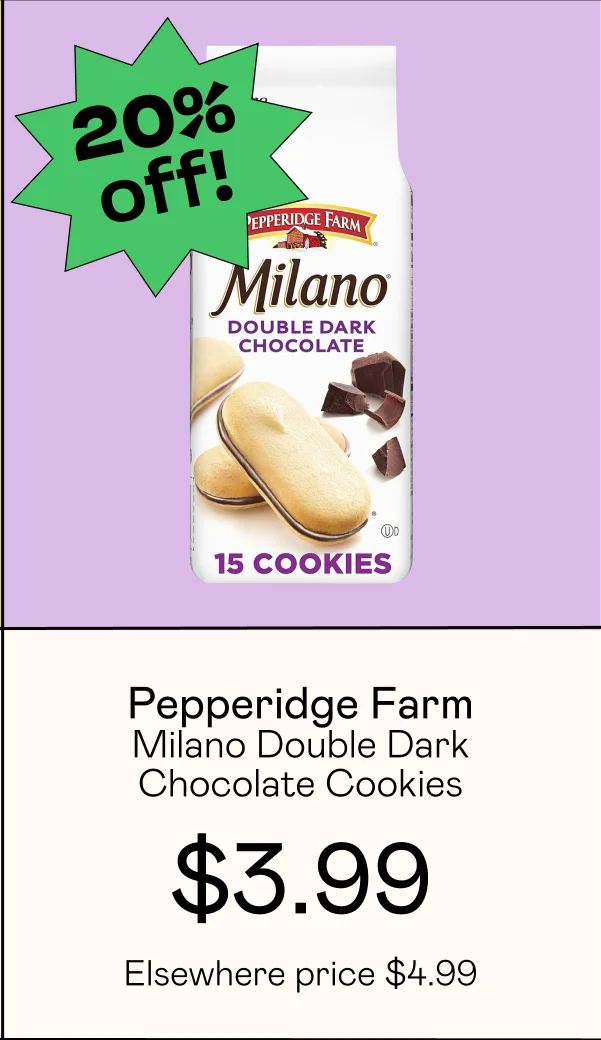 Milano Double Dark Chocolate Cookies