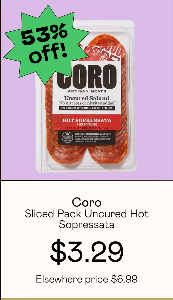 Sliced Pack Uncured Hot Sopressata