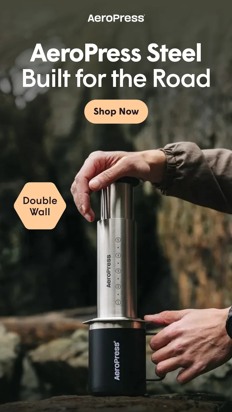 AeroPress Steel Built for the Road