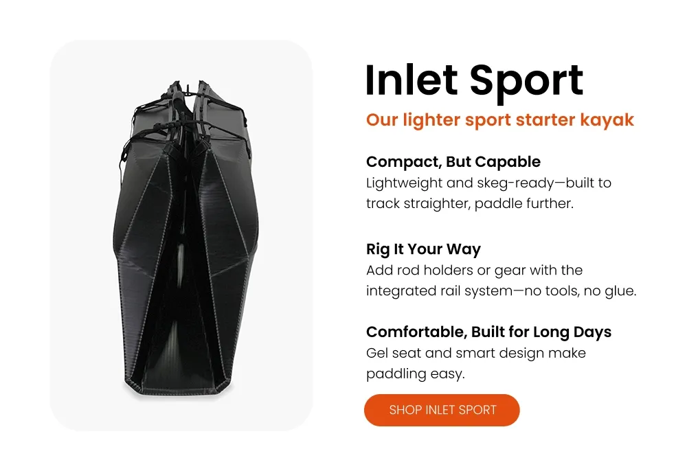 Inlet sport, our lighter sport starter kayak Inlet sport, our lighter sport starter kayak