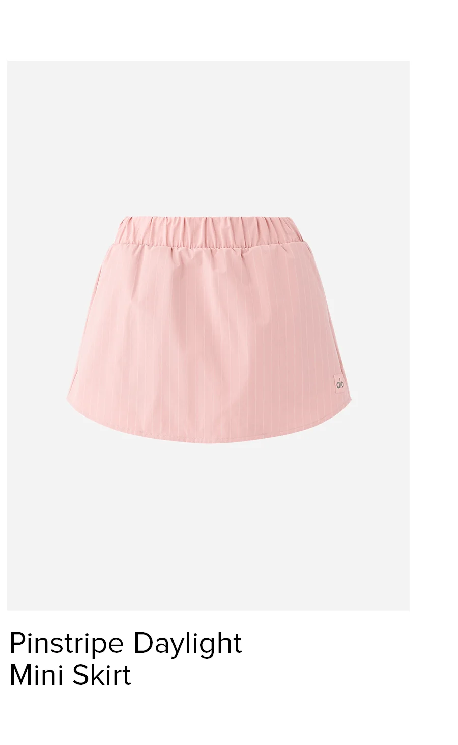 Pinstripe Daylight Mini Skirt