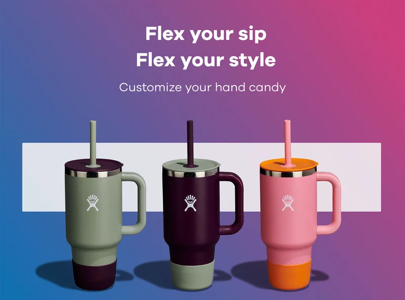 Flex your sip flex your style | Customize your hand candy