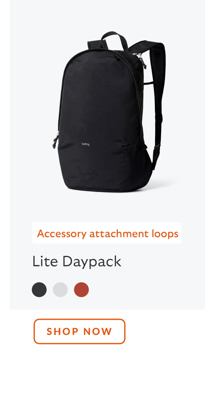 Lite Daypack [Starburst] Accessory attachment loops