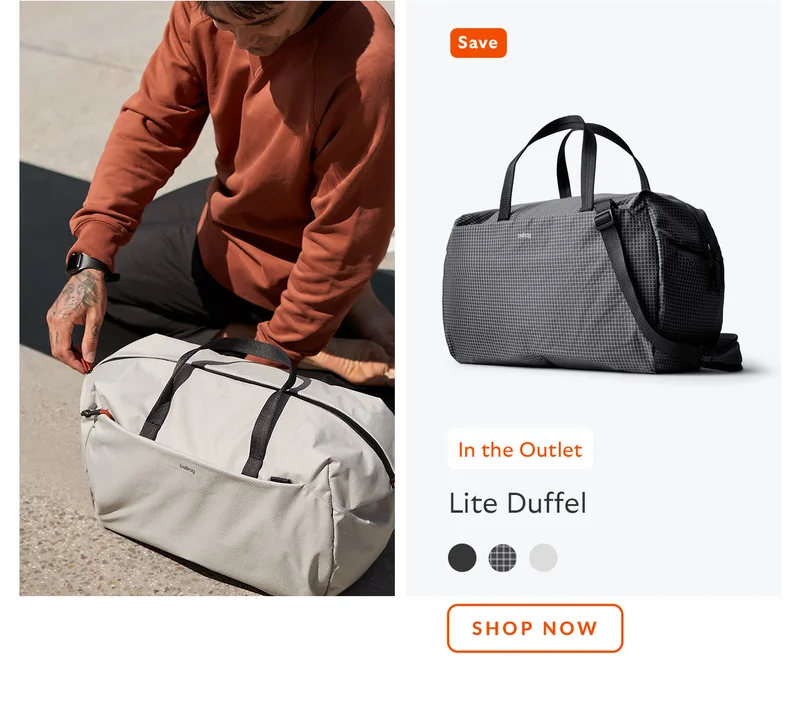 Lite Duffel [Starburst] In the Outlet