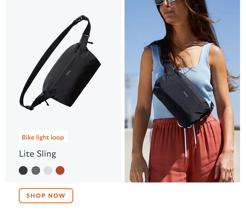 Lite Sling [Starburst] Bike light loop