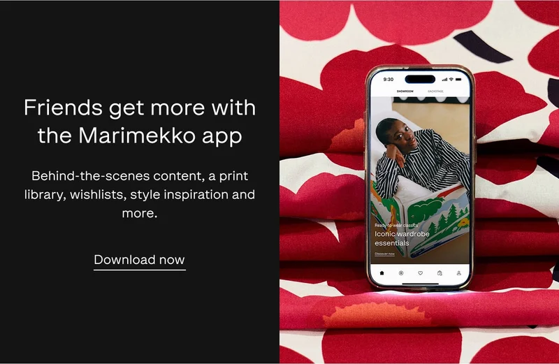 Friends get more with the Marimekko app