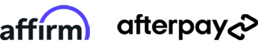 Affirm and Afterpay logos