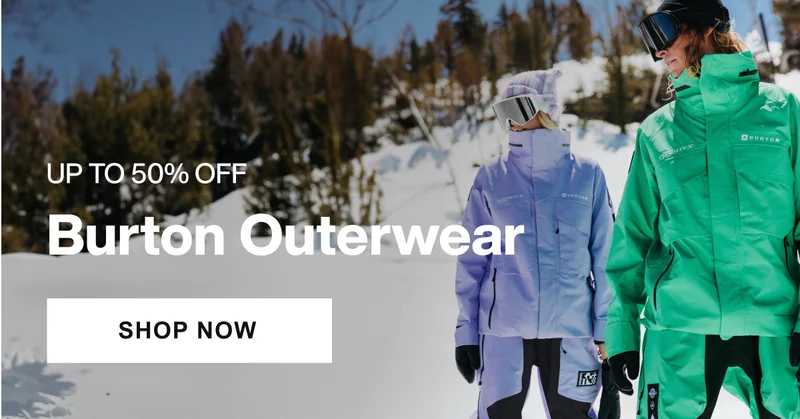 Shop Burton Outerwear - Up to 50% Off