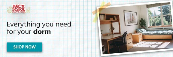 Everything You Need For Your Dorm
