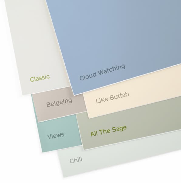 Bedroom Colors Swatch Kit