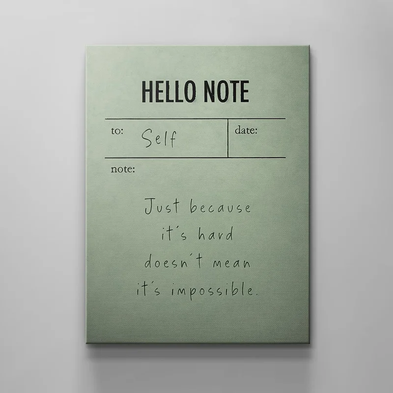 Hello Note Green