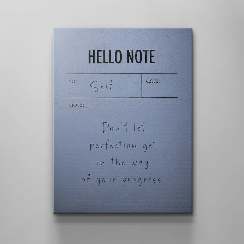 Hello Note Blue
