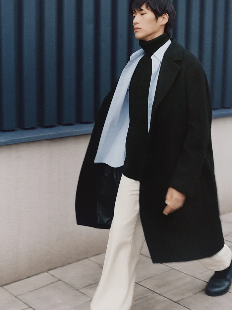 Double-faced Wool Blend Coat Image