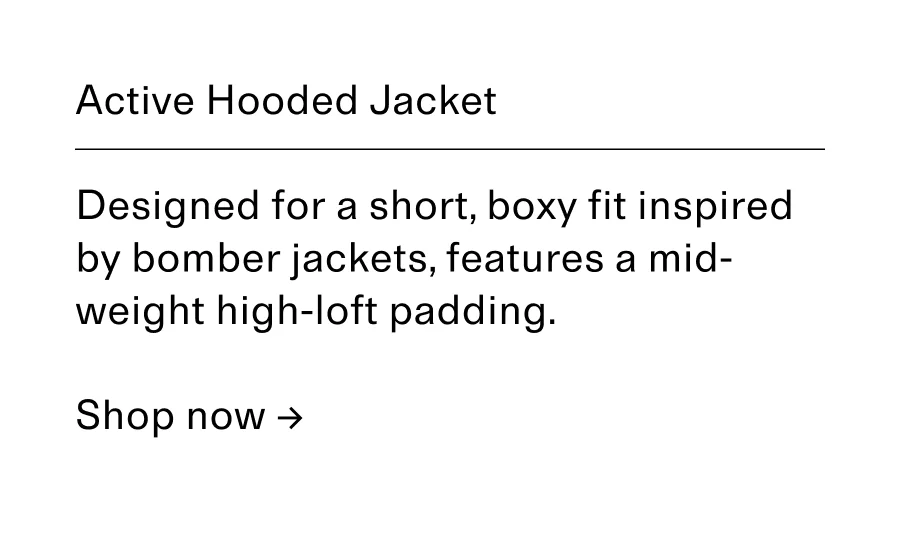 Active Hooded Jacket CTA