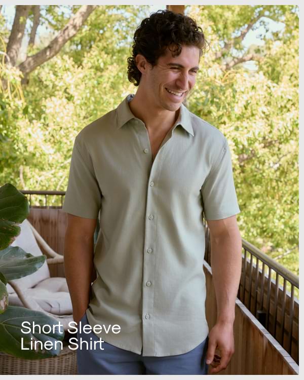 Short Sleeve Linen Shirt