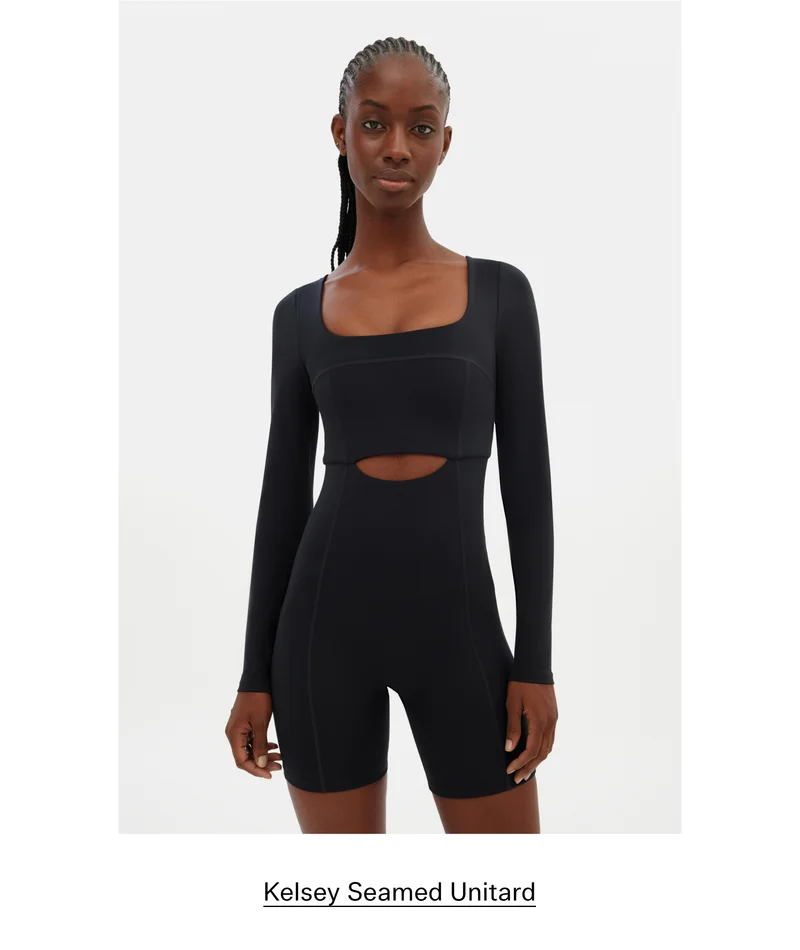 Kelsey Seamed Unitard