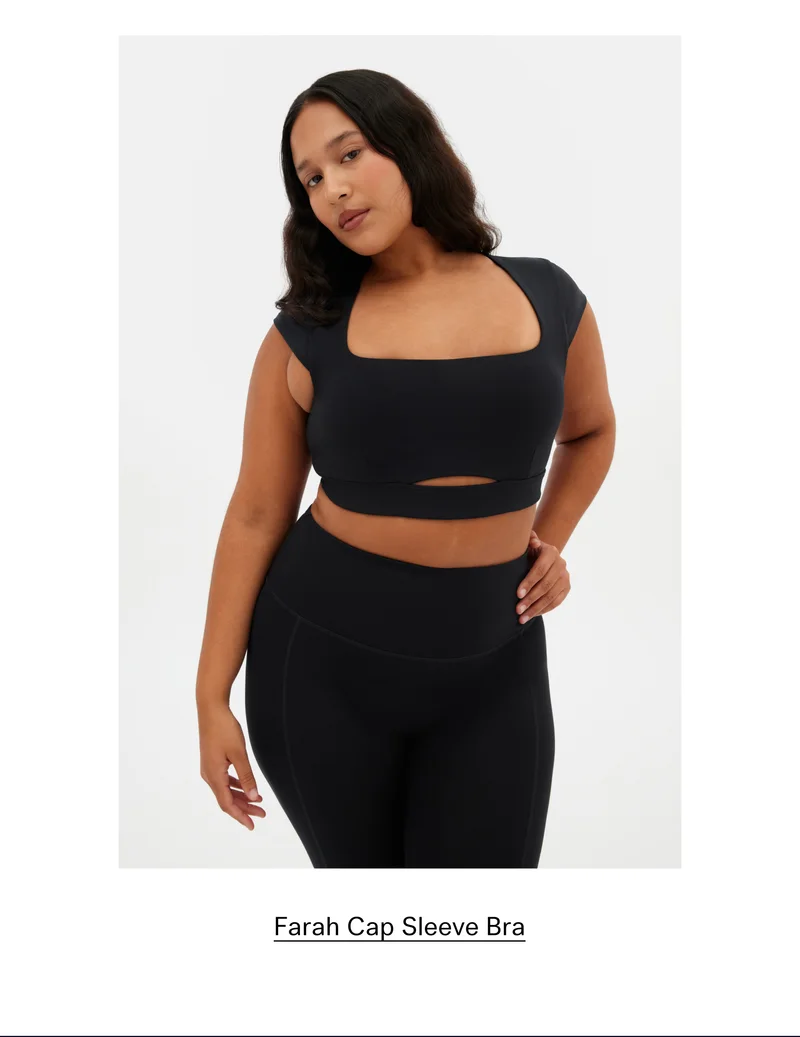 Farah Cap Sleeve Bra