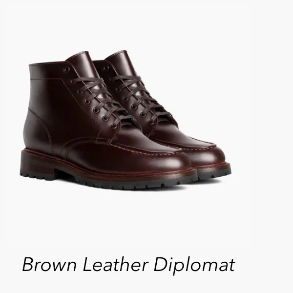 Brown Leather Diplomat