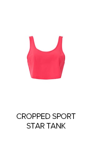 CROPPED SPORT STAR TANK