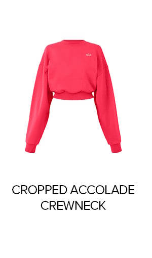 CROPPED ACCOLADE CREWNECK
