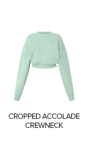CROPPED ACCOLADE CREWNECK