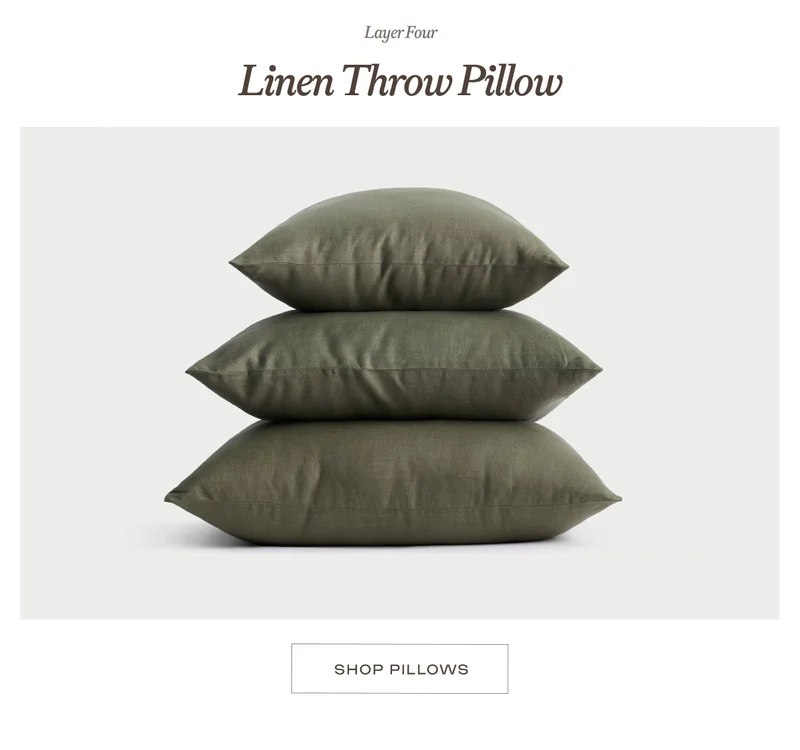 Linen Throw Pillow Linen Throw Pillow